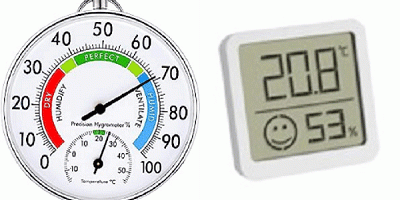 Images of different types of hygrometer