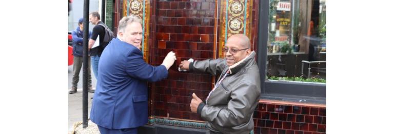 Executive Mayor Perry at the Crystal Palace blitz