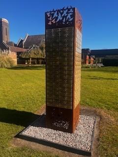 Photograph of the dove tower memorial