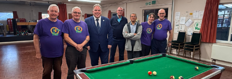 Mayor Perry with members of Eldon