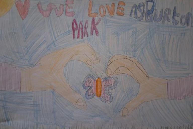 Ashburton Park poster Competion Runner up entry